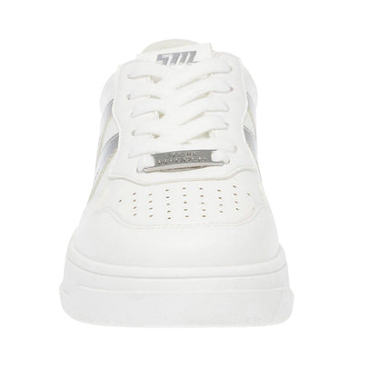 White - Close up - Steve Madden Womens-Ladies Jumpkick Trainers
