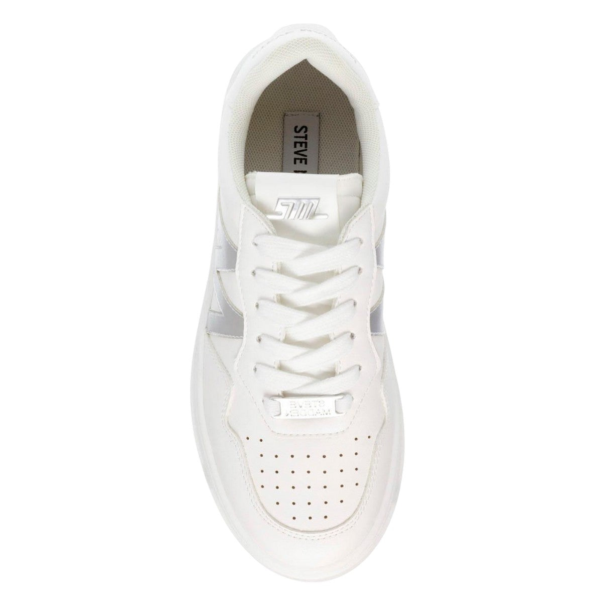 White - Lifestyle - Steve Madden Womens-Ladies Jumpkick Trainers