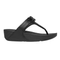 Black - Back - Fit Flop Womens-Ladies Lulu Leather Sandals