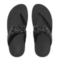 Black - Side - Fit Flop Womens-Ladies Lulu Leather Sandals