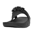 Black - Front - Fit Flop Womens-Ladies Lulu Leather Sandals