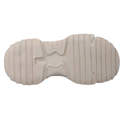 Grey - Pack Shot - Steve Madden Womens-Ladies Kingdom Leather Trainers