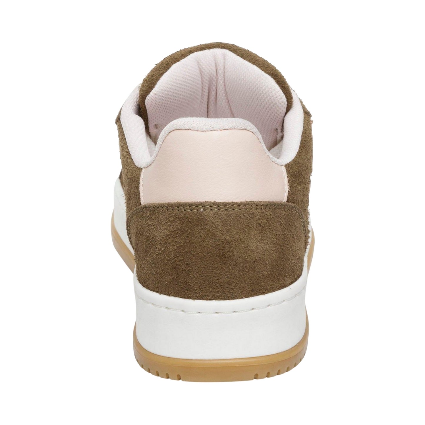 Khaki - Back - Steve Madden Womens-Ladies Alysha Suede Trainers