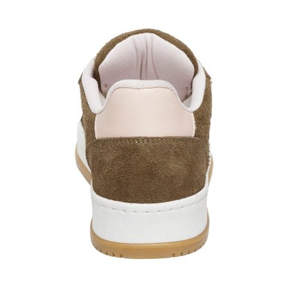 Khaki - Back - Steve Madden Womens-Ladies Alysha Suede Trainers