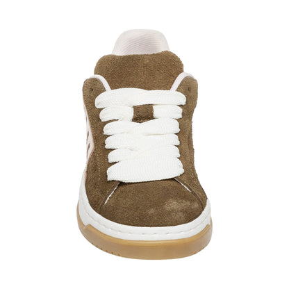 Khaki - Lifestyle - Steve Madden Womens-Ladies Alysha Suede Trainers