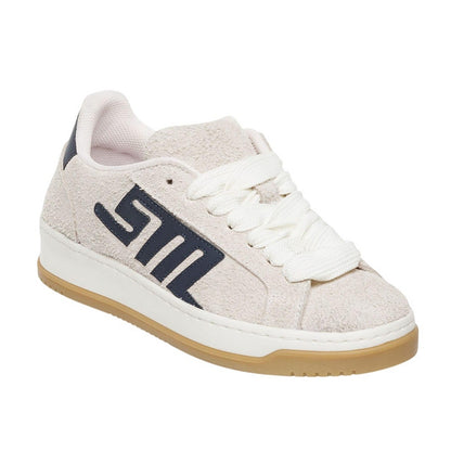 Beige - Front - Steve Madden Womens-Ladies Alysha Suede Trainers