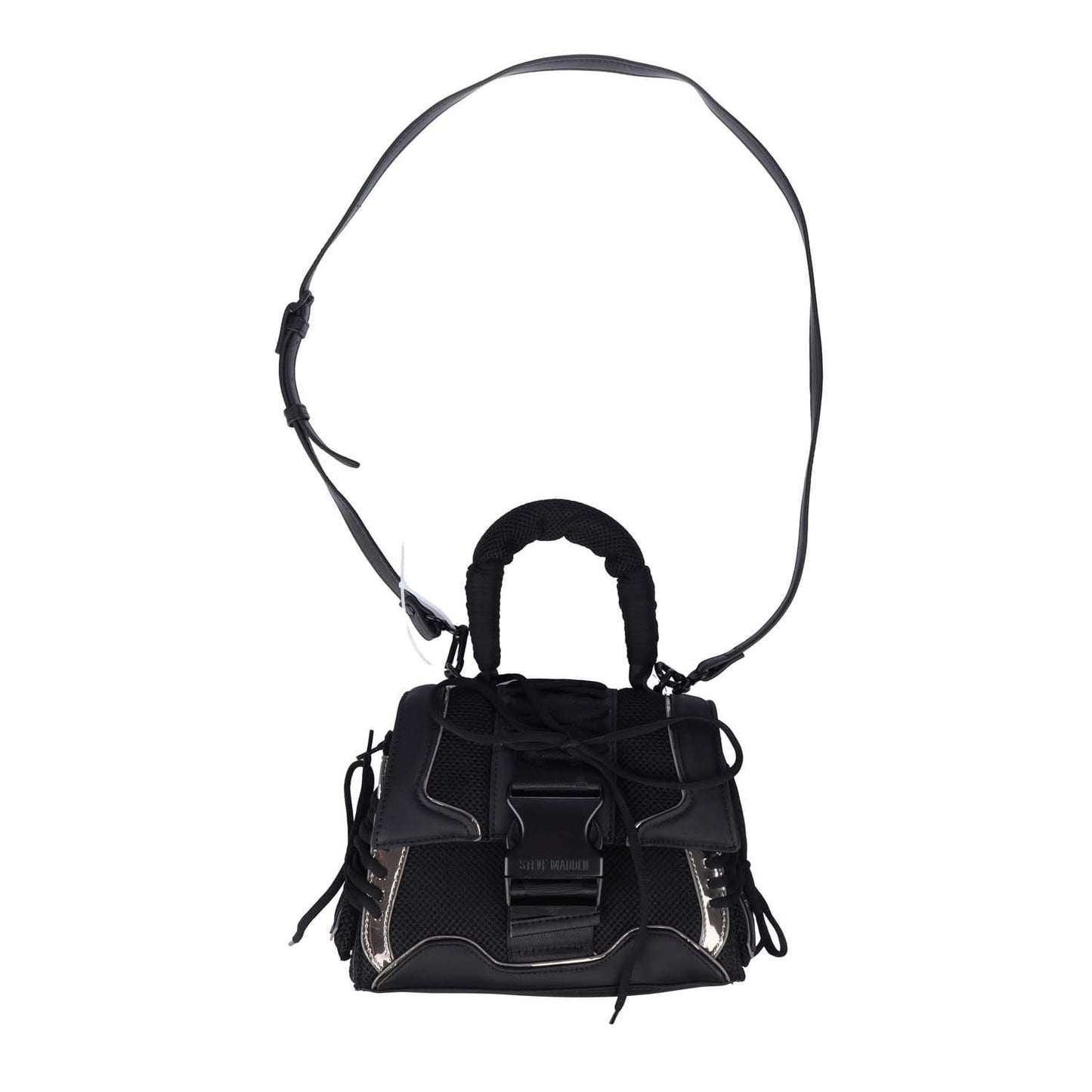 Black-Silver - Back - Steve Madden Bdiego Cross Body Handbag