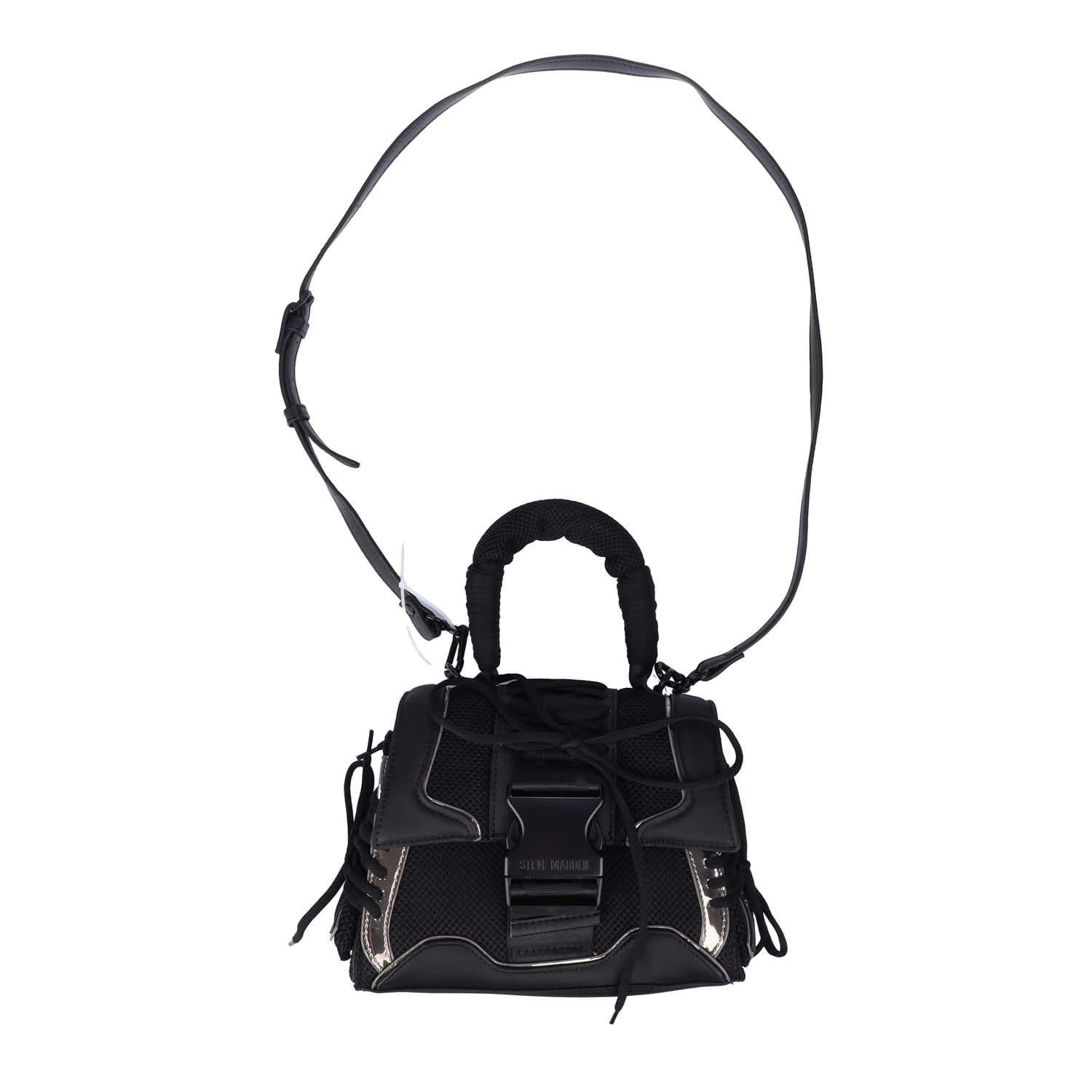 Black-Silver - Back - Steve Madden Bdiego Cross Body Handbag