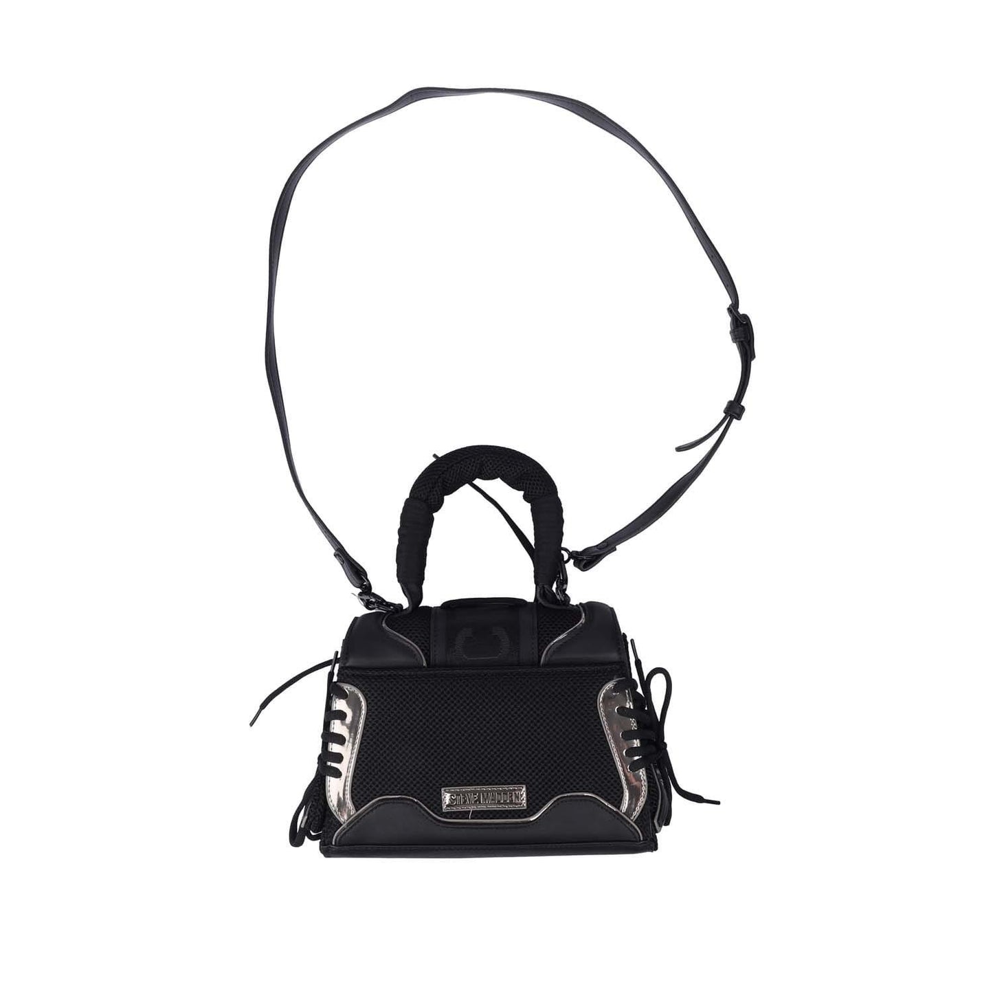 Black-Silver - Side - Steve Madden Bdiego Cross Body Handbag