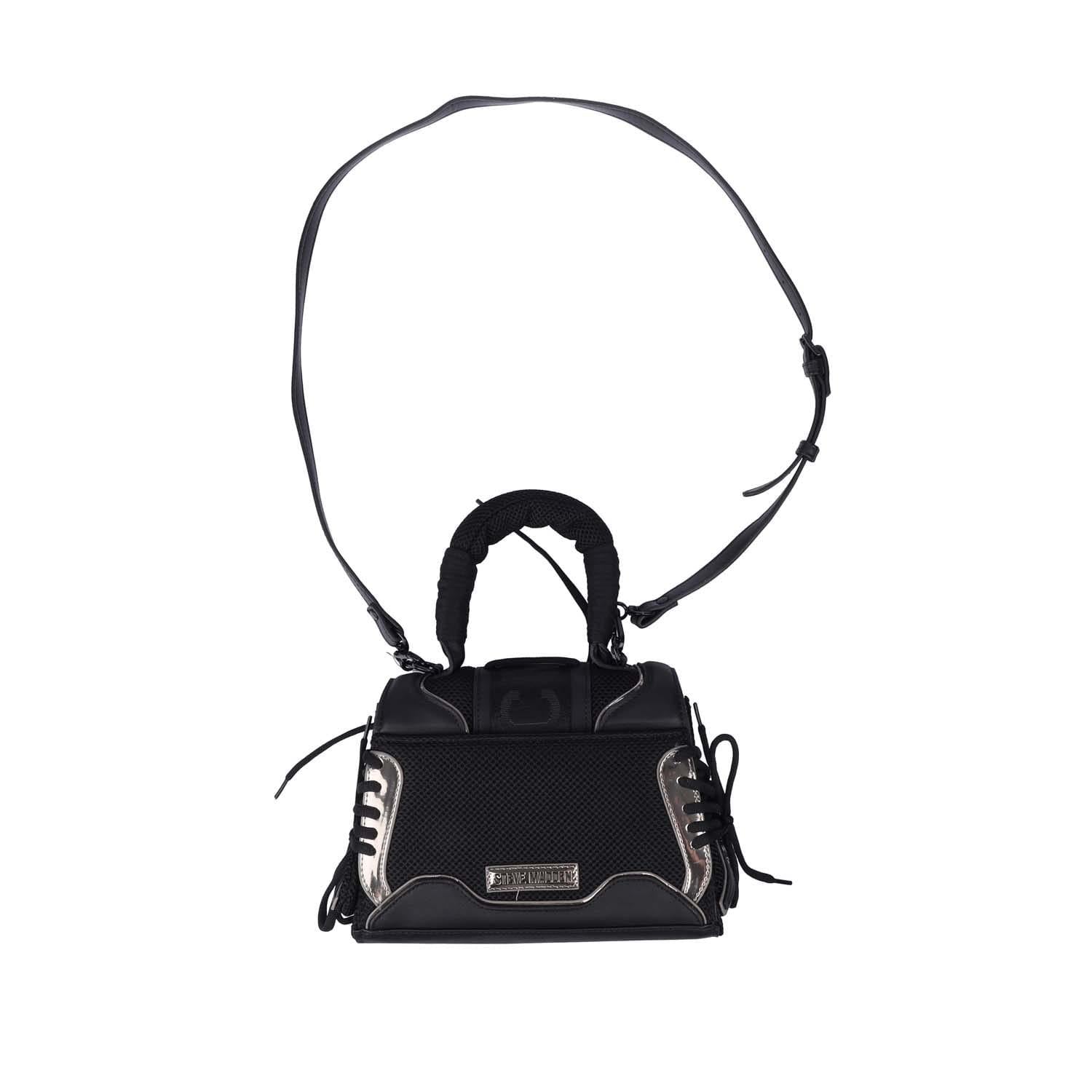 Black-Silver - Side - Steve Madden Bdiego Cross Body Handbag