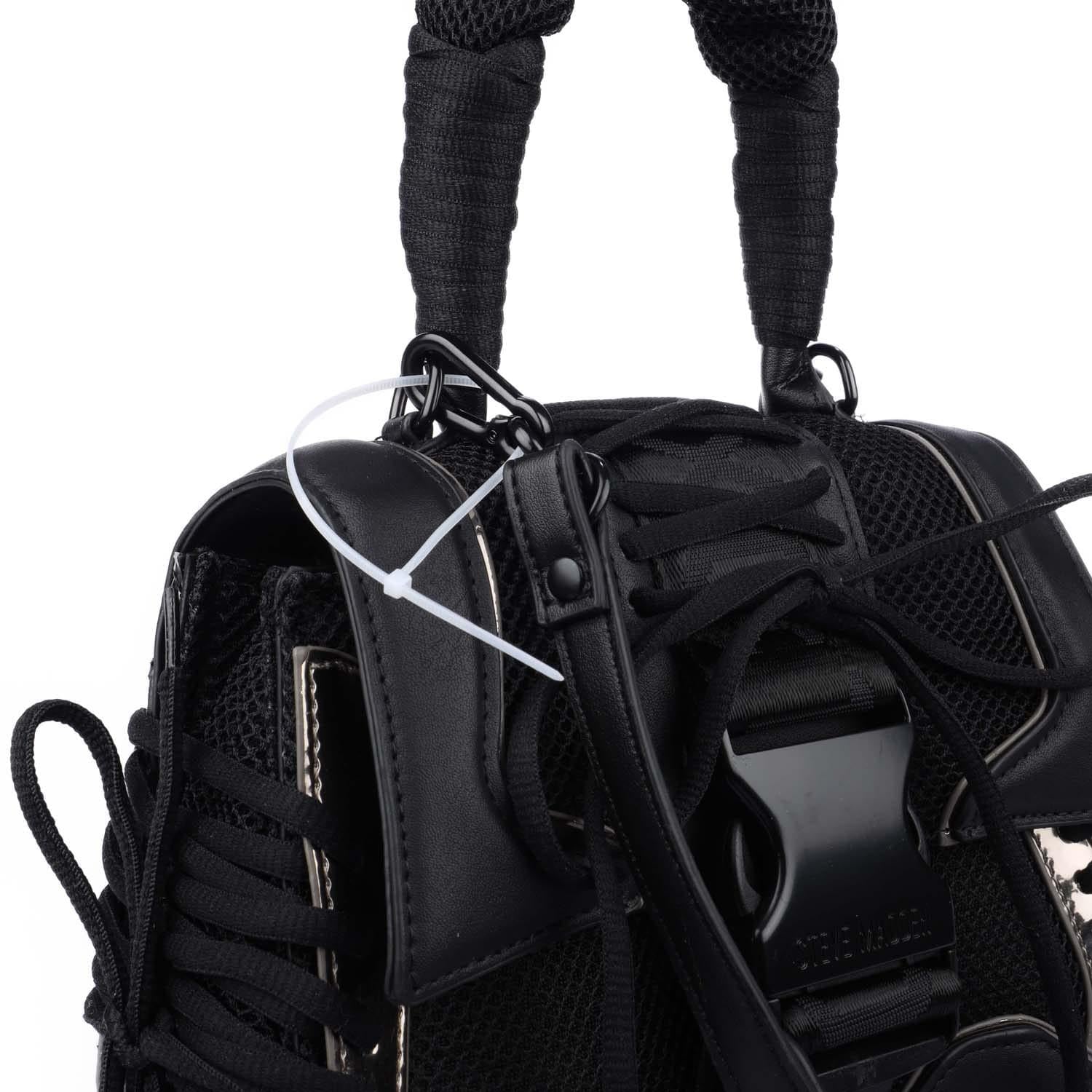 Black-Silver - Pack Shot - Steve Madden Bdiego Cross Body Handbag