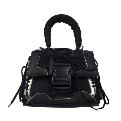 Black-Silver - Front - Steve Madden Bdiego Cross Body Handbag