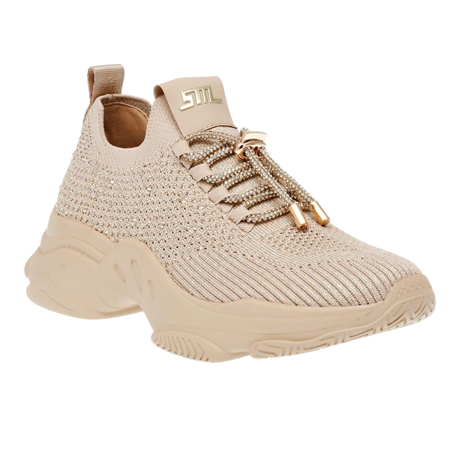 Pink - Front - Steve Madden Womens-Ladies Meter Trainers