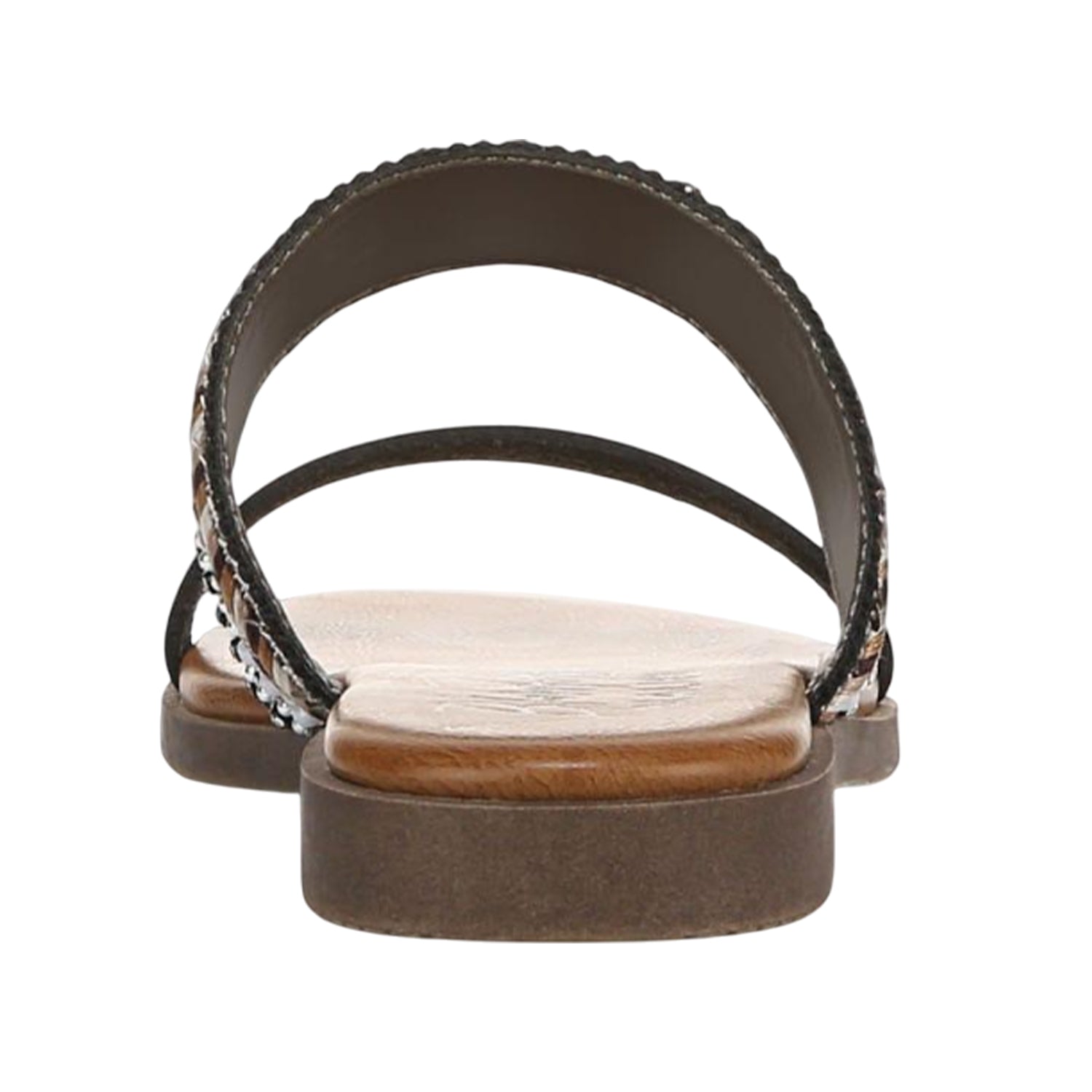 Black - Back - Blowfish Malibu Womens-Ladies Curtis Embellished Faux Leather Sandals
