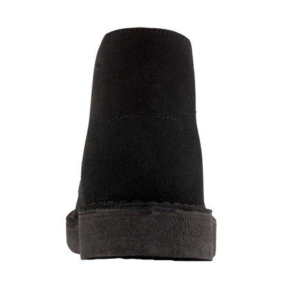 Black - Back - Clarks Originals Mens Suede Desert Boots