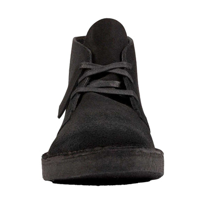 Black - Close up - Clarks Originals Mens Suede Desert Boots