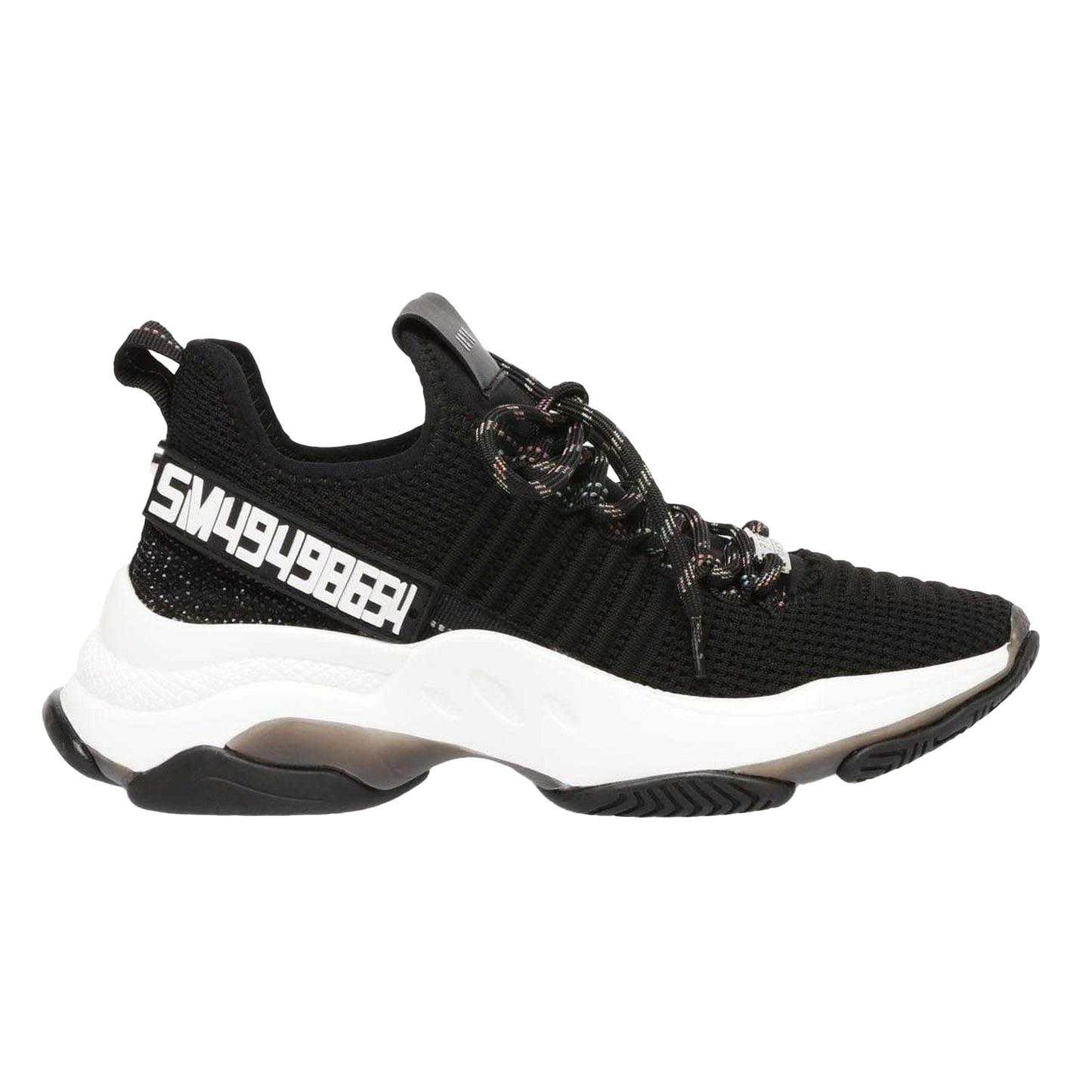 Black - Side - Steve Madden Unisex Adult Maxilla-R-E Trainers