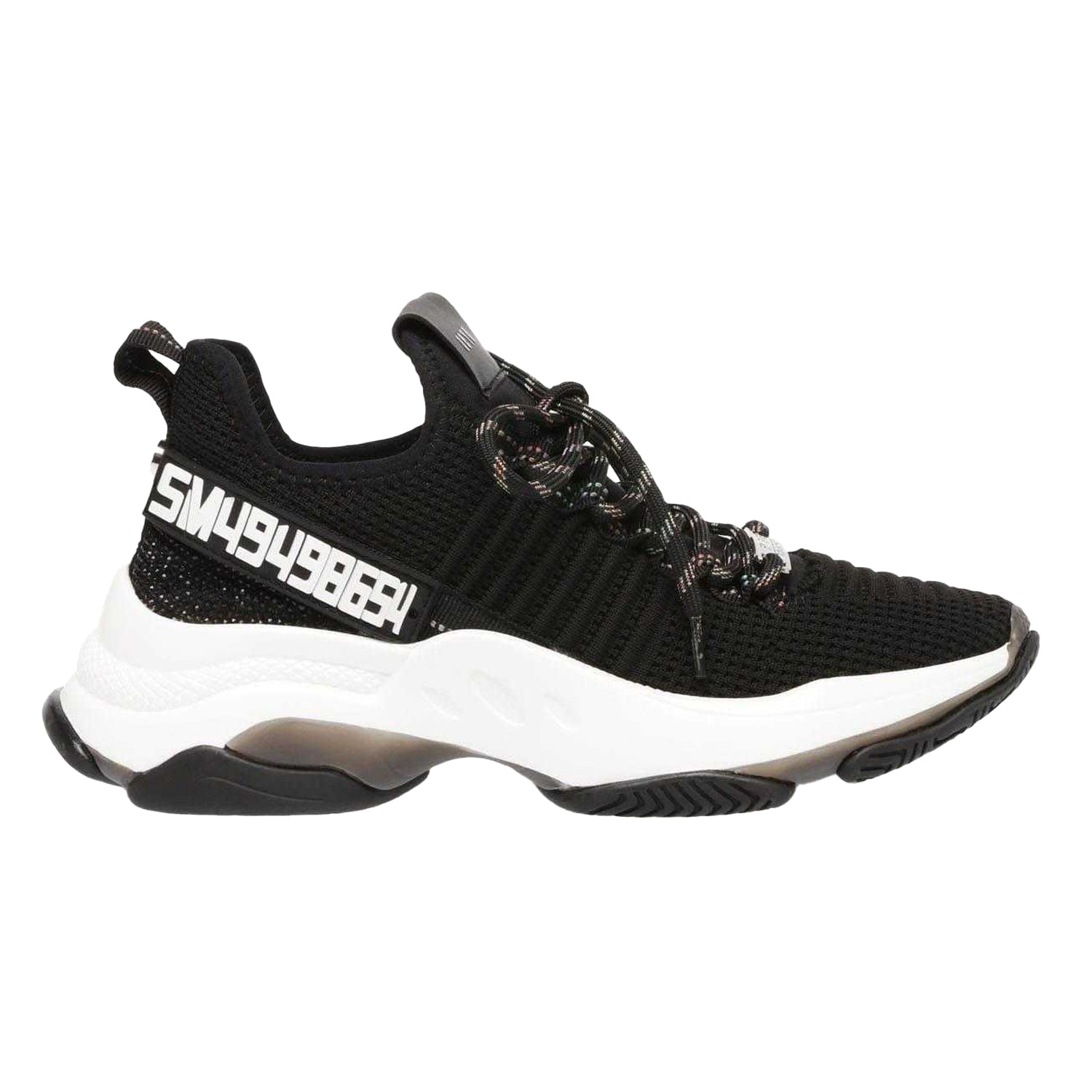 Black - Side - Steve Madden Unisex Adult Maxilla-R-E Trainers