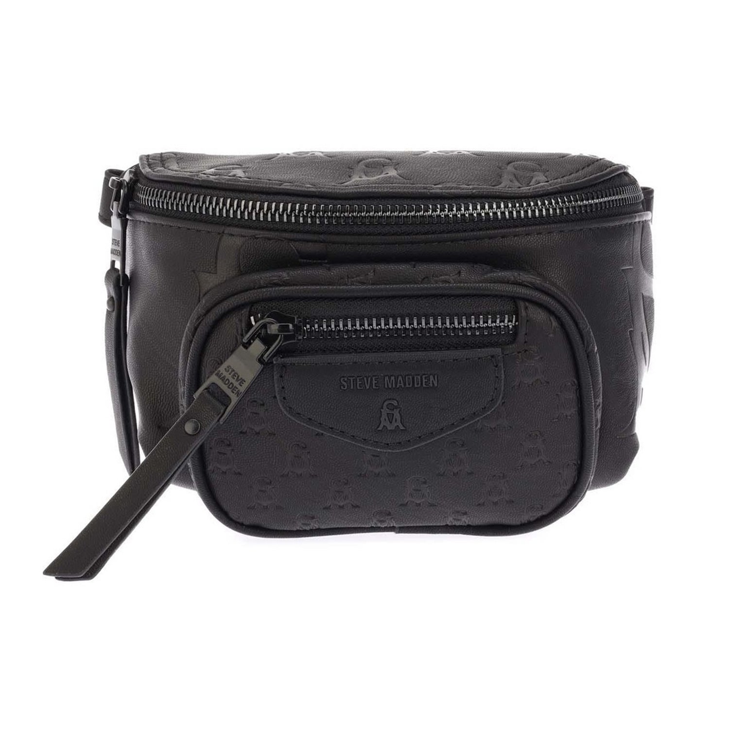 Black - Side - Steve Madden Womens-Ladies Bminimum Crossbody Bag