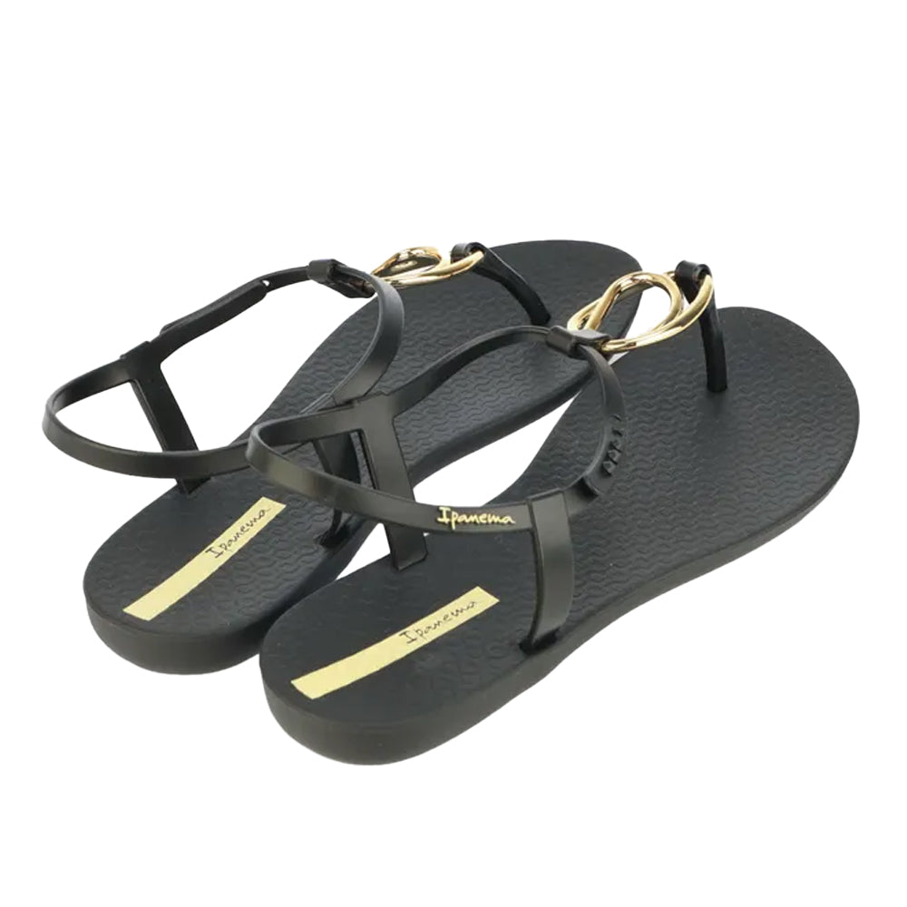 Black - Front - Ipanema Womens-Ladies Charm Loop Sandals