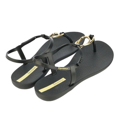 Black - Front - Ipanema Womens-Ladies Charm Loop Sandals