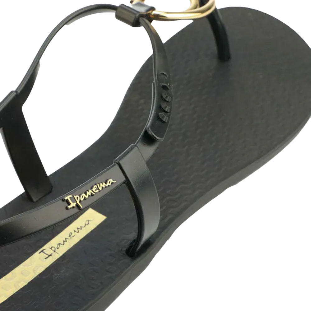 Black - Lifestyle - Ipanema Womens-Ladies Charm Loop Sandals