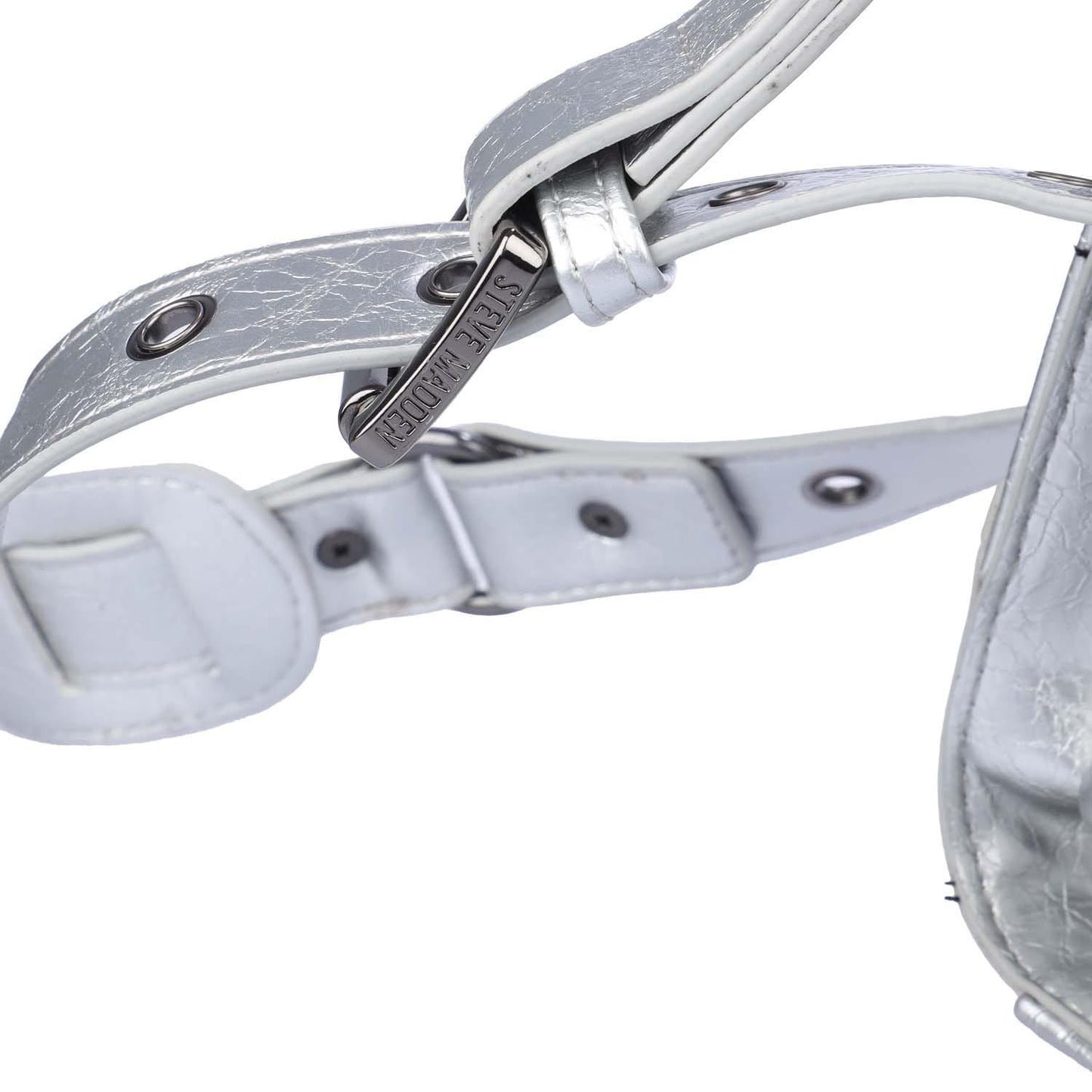 Silver - Pack Shot - Steve Madden Womens-Ladies Bcelia Handbag