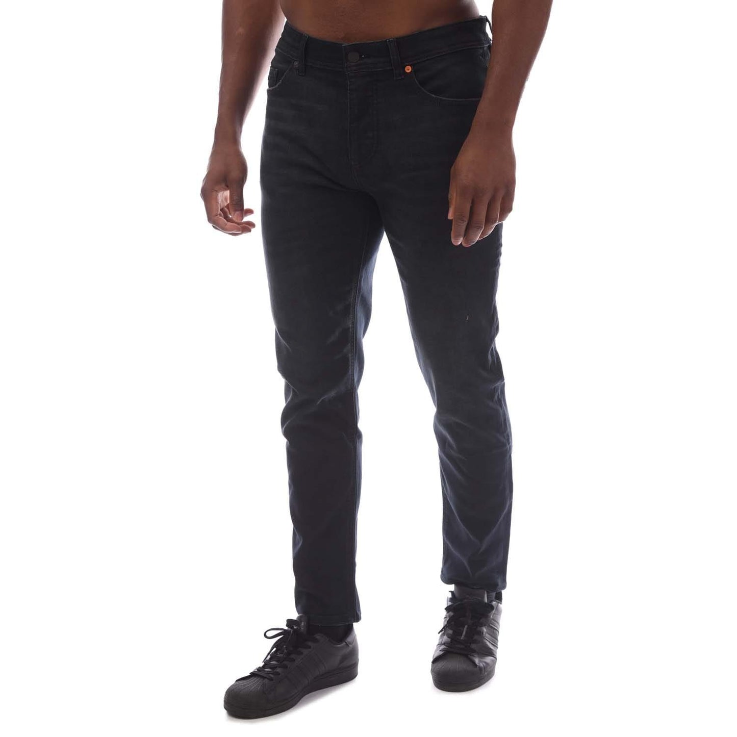 Charcoal - Side - Boss Mens Taber BC Slim Jeans