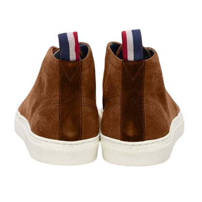 Tan - Back - Ben Sherman Mens Suede Chelsea Boots
