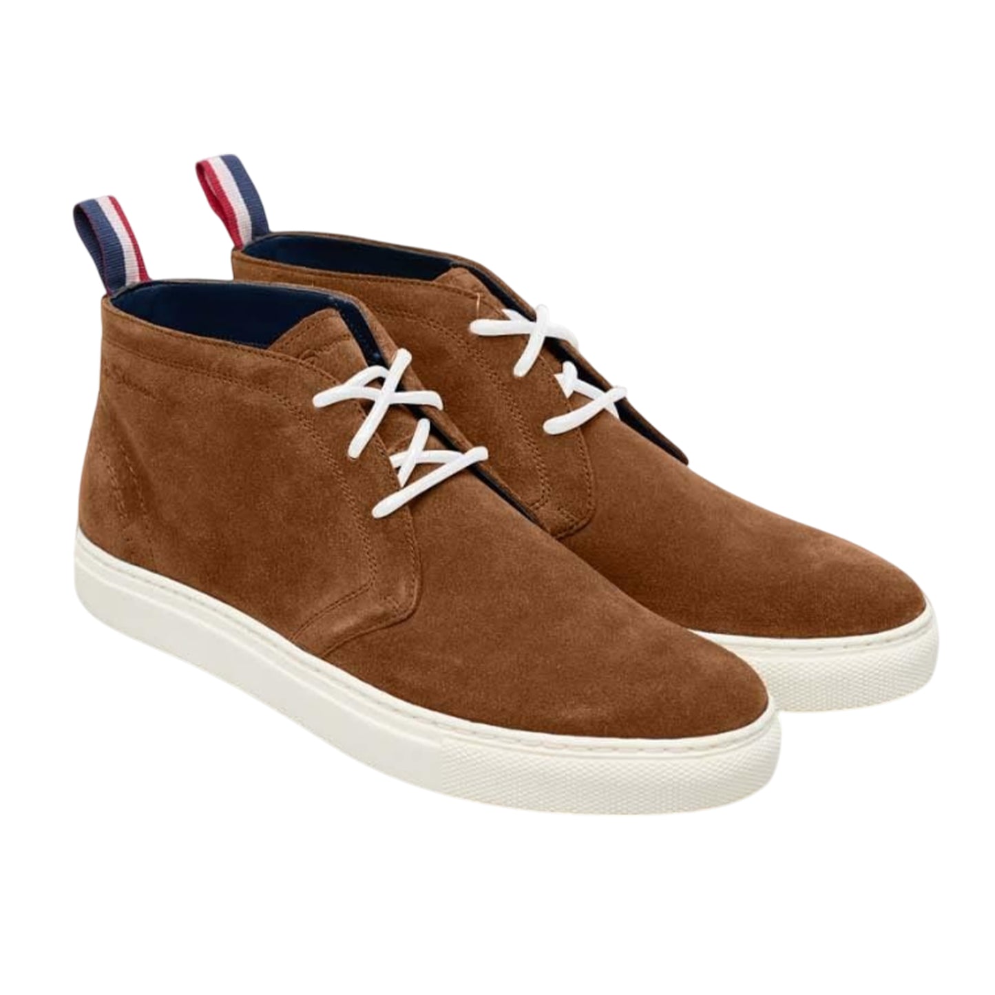Tan - Front - Ben Sherman Mens Suede Chelsea Boots