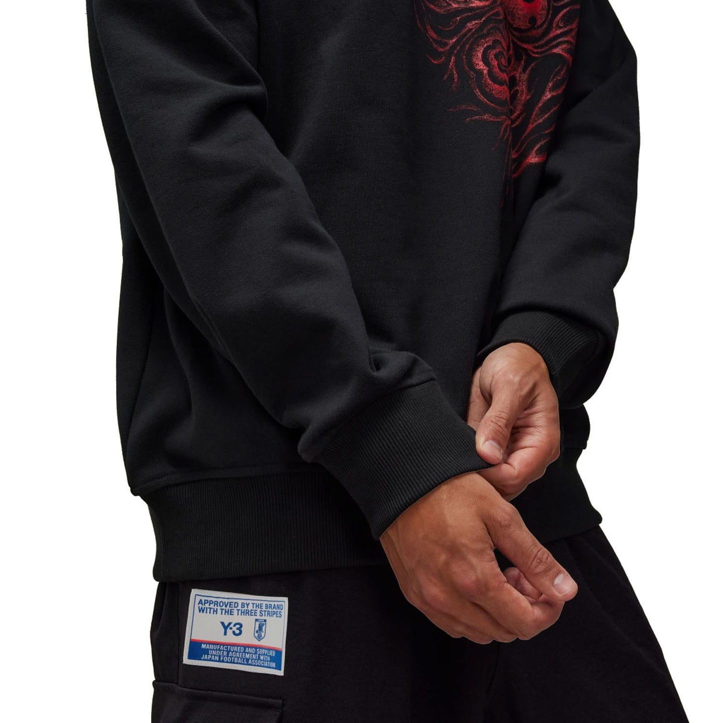 Black - Lifestyle - Y-3 Mens Japan Football Association Hoodie