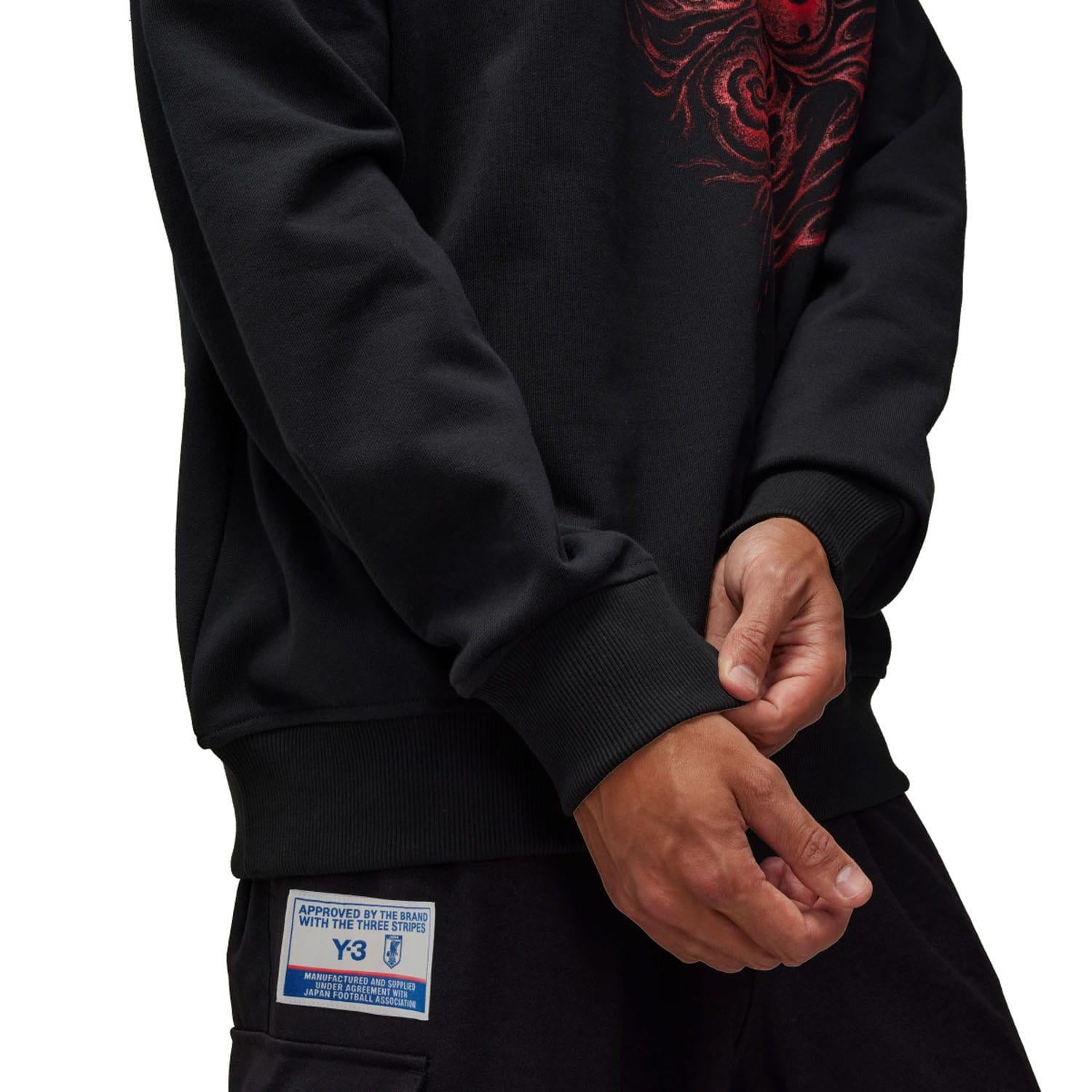 Black - Lifestyle - Y-3 Mens Japan Football Association Hoodie