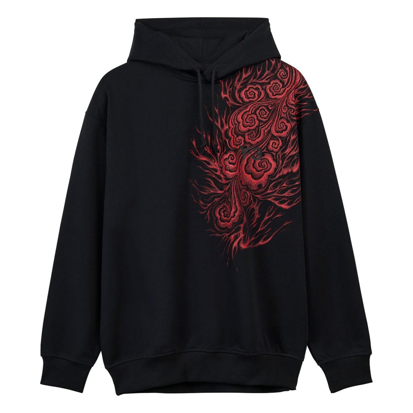 Black - Front - Y-3 Mens Japan Football Association Hoodie