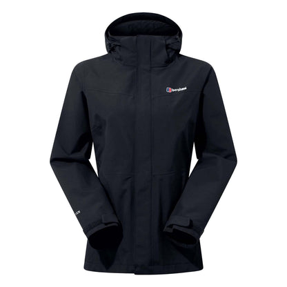 Black - Front - Berghaus Womens-Ladies Hillwalker InterActive Jacket