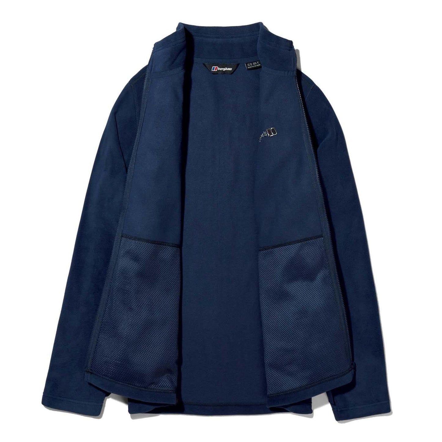 Dark Blue - Side - Berghaus Mens Prism Micro InterActive Polartech Fleece Jacket