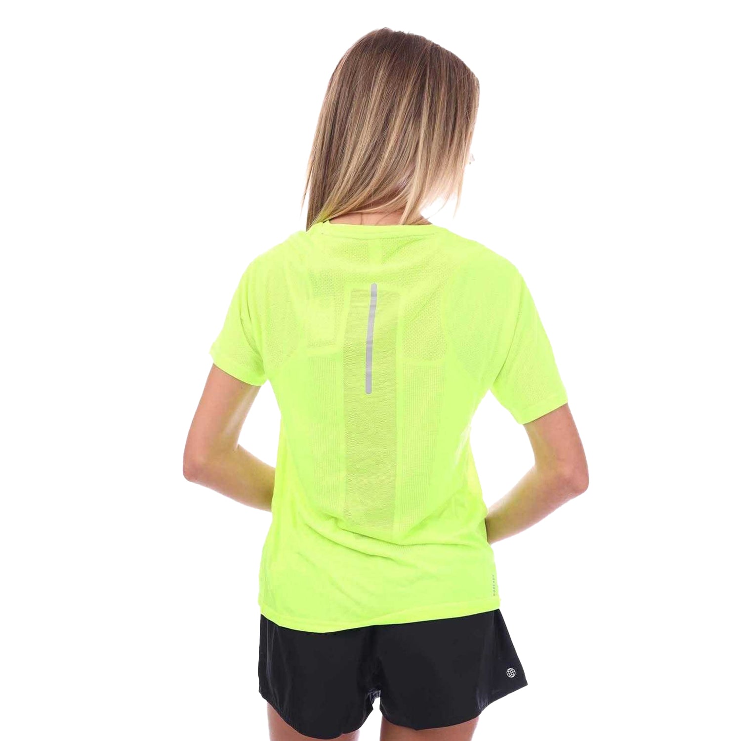 Lemon - Back - Adidas Womens-Ladies Ultimate Knitted T-Shirt