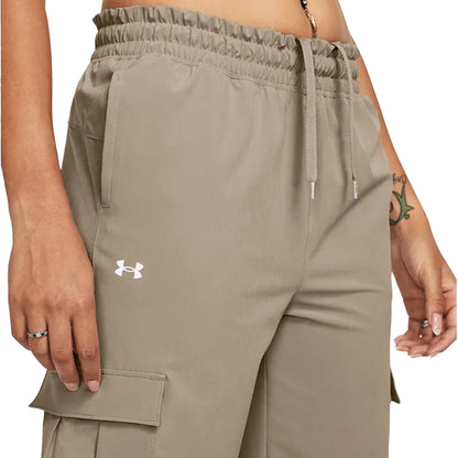 Brown - Lifestyle - Under Armour Womens-Ladies Rival Woven Cargo Trousers