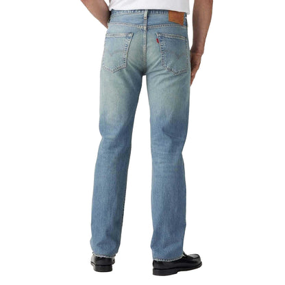 Blue - Back - Levis Mens 501 Original Lightweight Jeans
