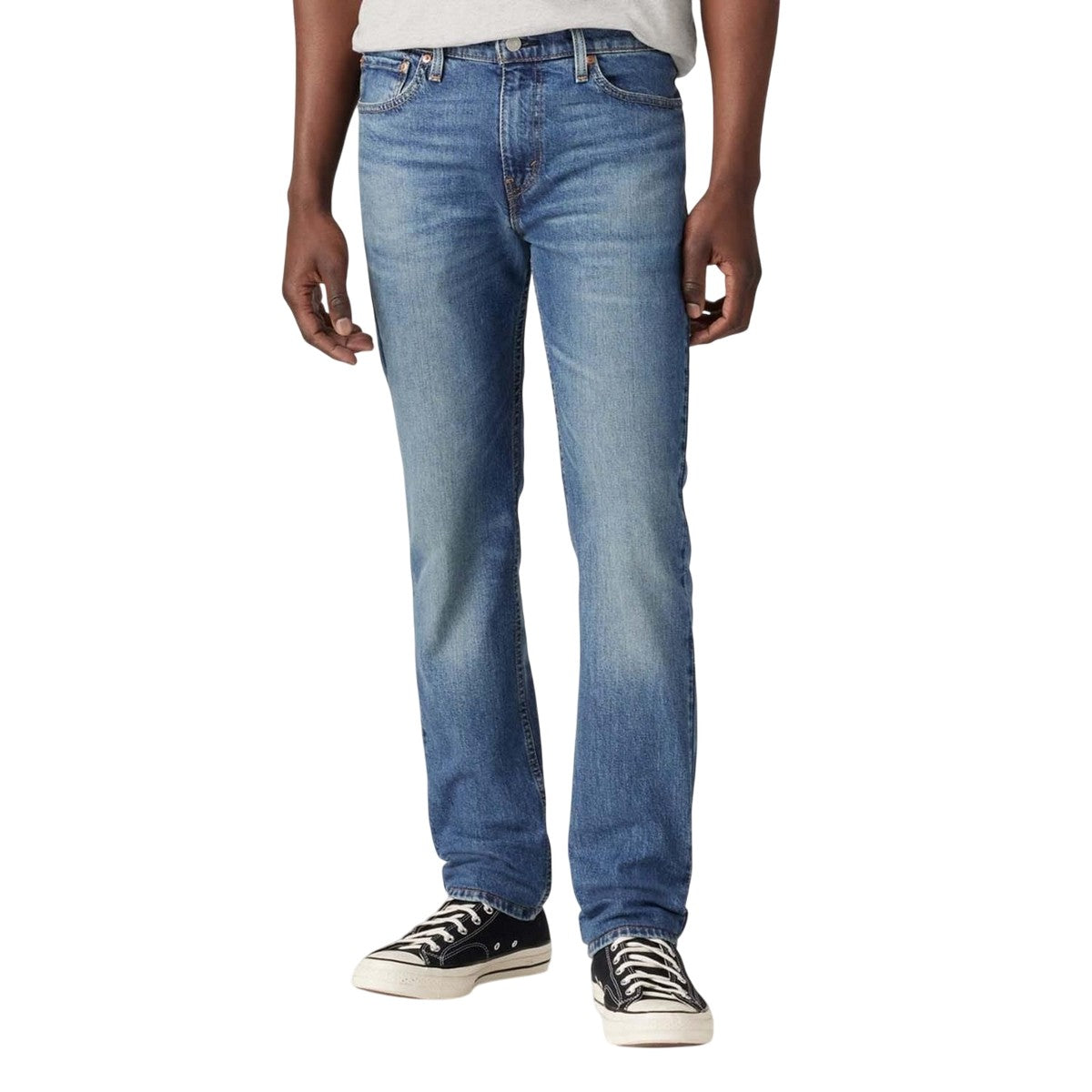 Blue - Front - Levis Mens 511 Slim Jeans