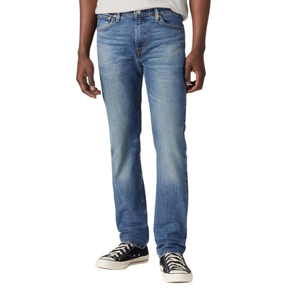 Blue - Front - Levis Mens 511 Slim Jeans