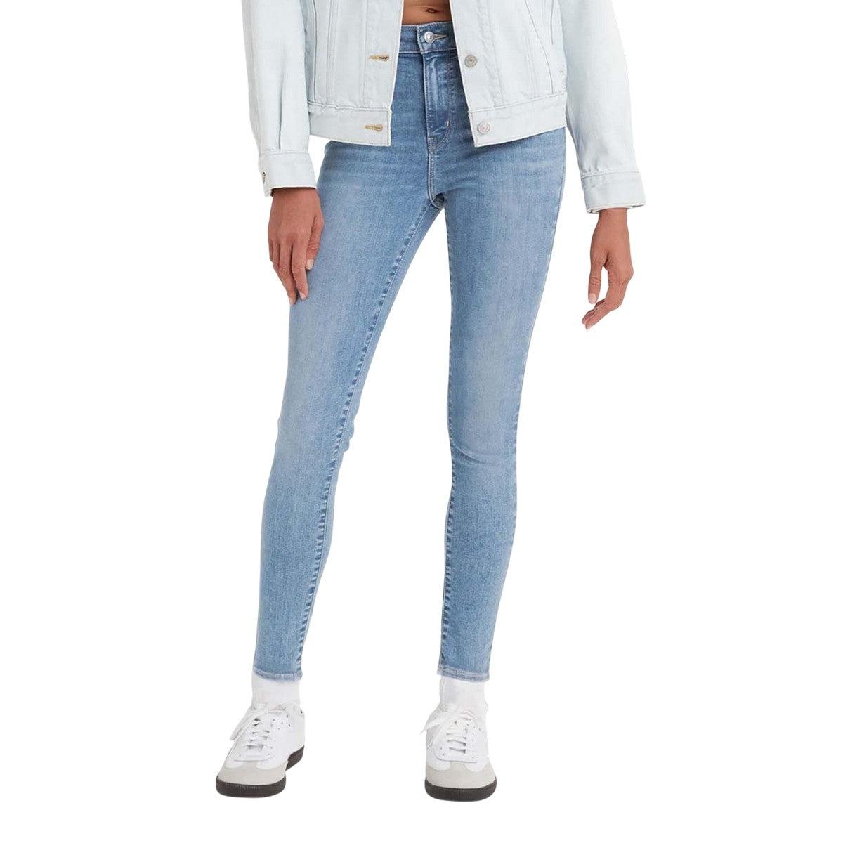Blue - Lifestyle - Levis Womens-Ladies 720 High Rise Super Skinny Jeans