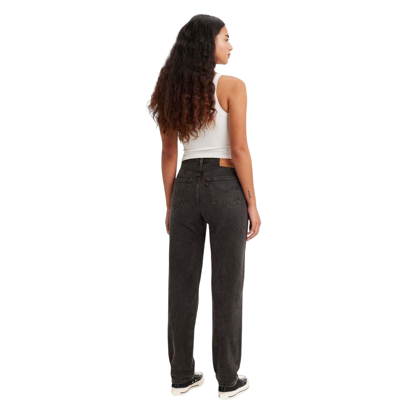 Black - Back - Levis Womens-Ladies 501 81 Jeans