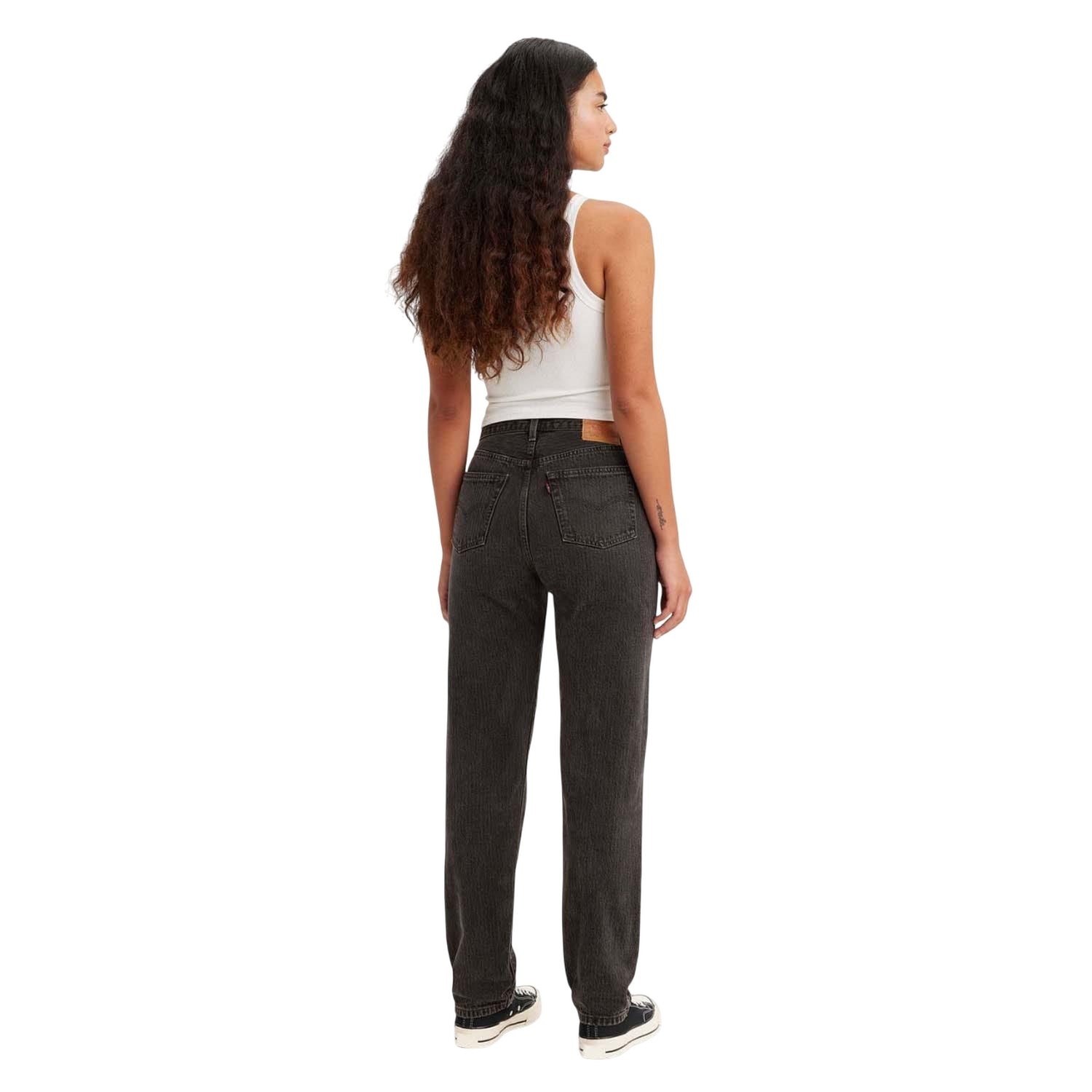 Black - Back - Levis Womens-Ladies 501 81 Jeans