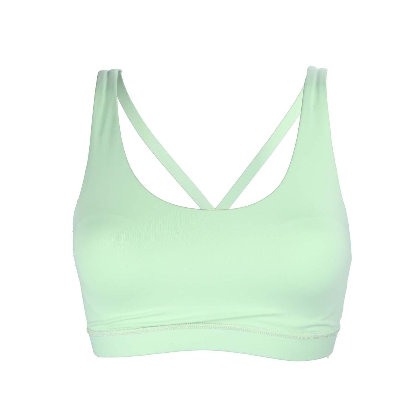 Green - Front - Adidas Womens-Ladies All Me Medium Support Sports Bra