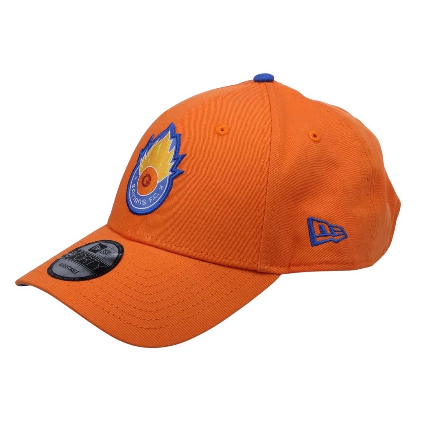 Orange - Side - New Era Mens Core 9FORTY Saiyans FC Baseball Cap
