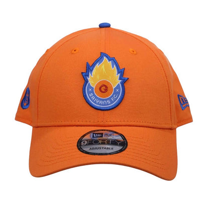 Orange - Front - New Era Mens Core 9FORTY Saiyans FC Baseball Cap