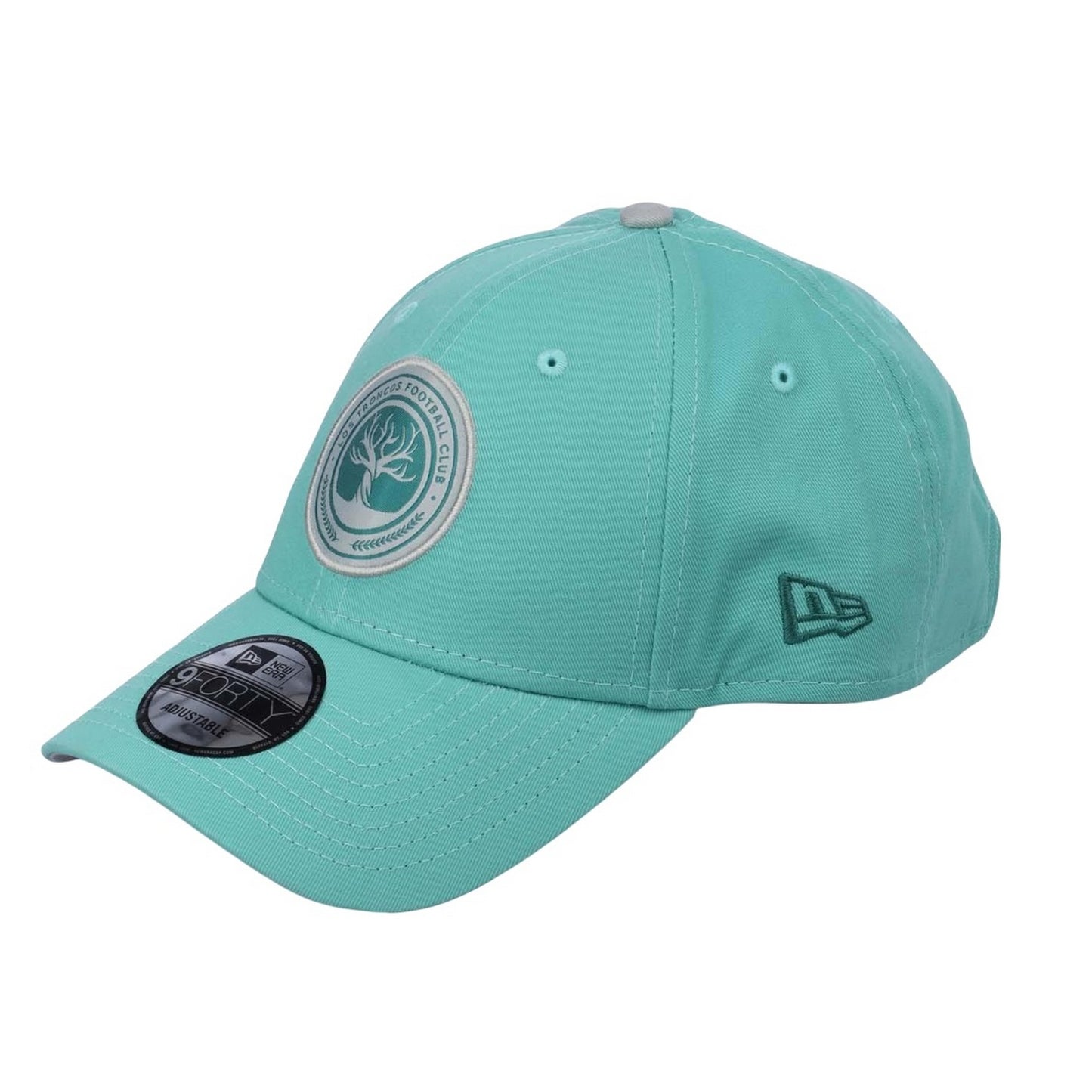 Turquoise - Side - New Era Mens Core 9FORTY Los Troncos FC Baseball Cap