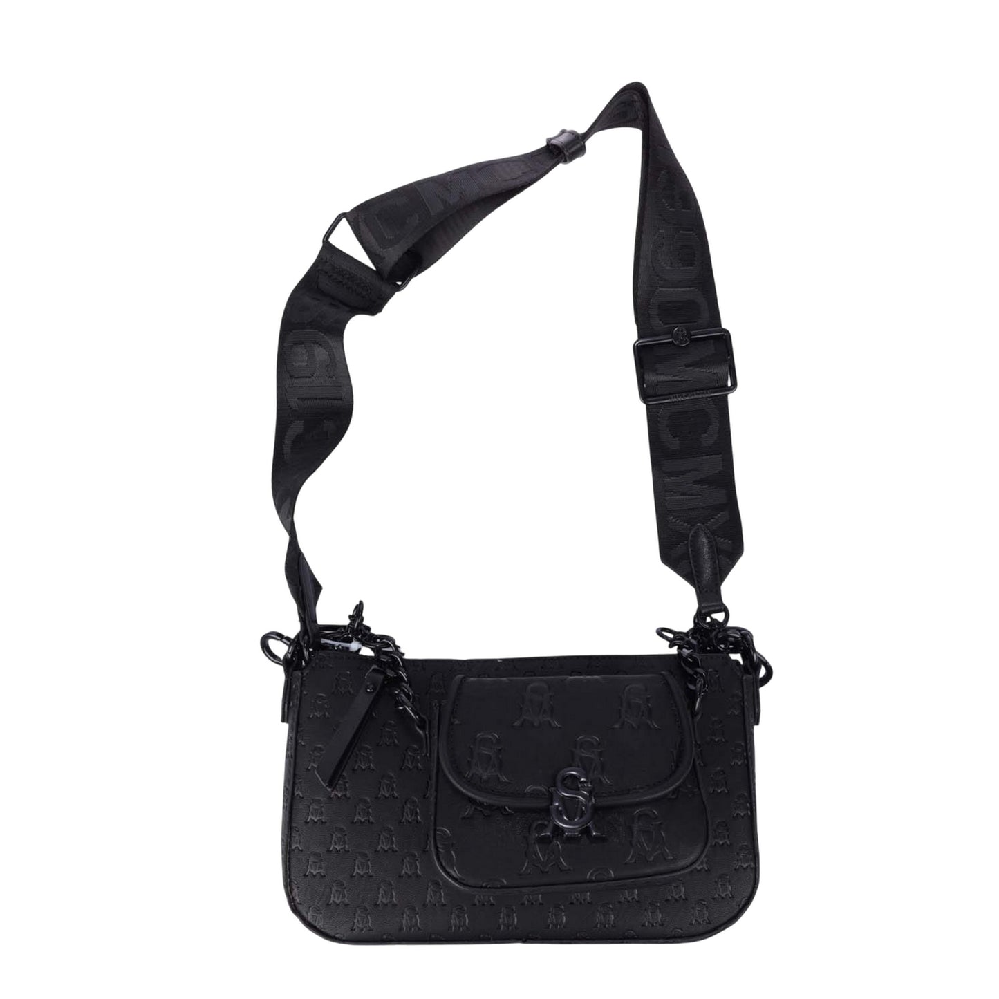 Black - Side - Steve Madden Bnaim-X Crossbody Bag