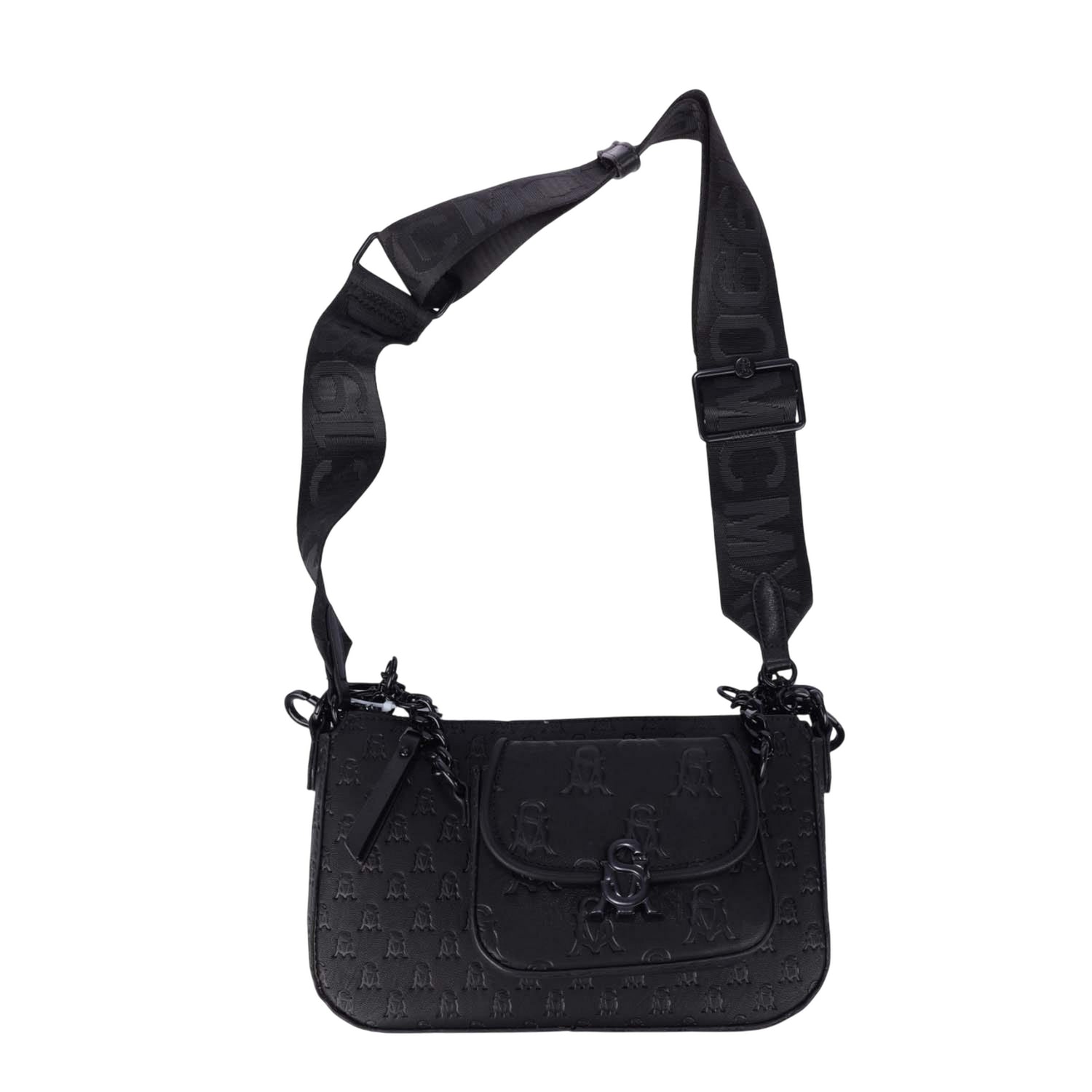 Black - Side - Steve Madden Bnaim-X Crossbody Bag