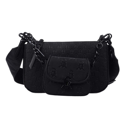 Black - Front - Steve Madden Bnaim-X Crossbody Bag